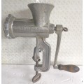 Vintage Ruberg no 8 meat mincer - good and working condition