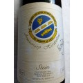 750ml Bottle of Stein Wine-Anniversary Harmony High School-Signed by PW Botha (former SP)