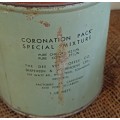 Vintage Commemoration Tin `Coronation Pack`  `The Dee Vee Coffee` of Queen Elizabeth II June 1953