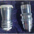 2 x Vintage `Nominar` 8mm Cine Lenses Zeika Optical Co. Ltd-Telephoto and Wide Angle