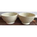 1 x White Voortrekker bowls-1949 S.V.K. U.W.B.-Crown Devon-England -to buy 1 or more-H 7 cm/TW 11 cm