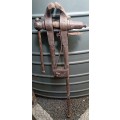 Wow!!!  Vintage Blacksmith Post Leg Vice-28 kg`s complete and in working order