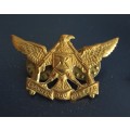 Regiment De Wet Brass Collar Badges-Dia. 4 cm x 2.5 cm