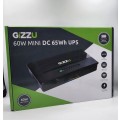Gizzu 60W DC 65Wh Mini UPS - Black