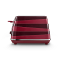 Delonghi - Avvolta Class 4 Slice Toaster - Charming Red