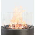Alva Gas Shortstand Firepit Patio Heater (With Lava Stones)