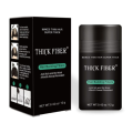 Thick Fiber Hair Building Fibers - Black (Travelsize - 12g)