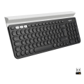 Logitech K780 Multi-Device Wireless Keyboard, Bluetooth, Quiet - Black