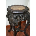 Rose Wood Carved Stand  with Marble top