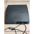 Playstation 3 console + game controllers + 6 games + HDMI cable