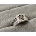 Big Silver DIAMOND Ring!