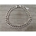 Bulky Silver Curb Chain