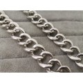 Bulky Silver Curb Chain