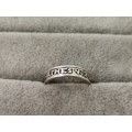 Sterling Silver Bible Verse Ring