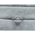 Dainty Silver Moonstone Ring