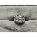 DISCOUNT!! Unique Silver Chain Ring