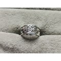 DISCOUNT!! Cute Silver Hearts Ring