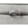 DISCOUNT!! Stunning Silver Half Eternity Ring