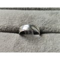 DISCOUNT!! Patterned Silver Ring