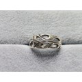 Detailed Silver Ring