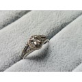 DISCOUNT!! Silver Halo Ring