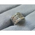 DISCOUNT!! Detailed Wavy Silver Ring