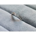 DISCOUNT!! Silver Half-Eternity Ring