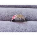 Discount!! Patterned Silver Ring