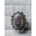 DISCOUNT!!! Silver Abalone Ring