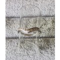 DISCOUNT!!! Silver Wishbone Half Eternity Ring