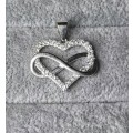 Silver Infinity Heart Locket