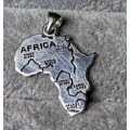 Silver Africa Pendant