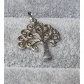 Silver Family Tree Pendant