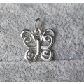 Cute Silver Butterfly Pendant