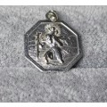 Detailed Silver Pendant