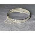 DISCOUNT!!! Detailed Silver Bangle