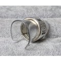 Detailed Silver Ring