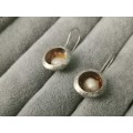 Unique Silver Pearl Earrings