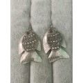 Silver Fish Earrings
