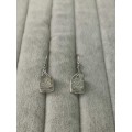 Silver Quartz Earrings