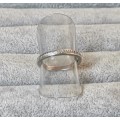 Silver Half-Eternity Ring