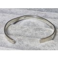 Detailed Silver Bangle