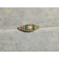 Vintage 18ct Gold Emerald Ring