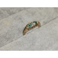 Vintage 18ct Gold Emerald Ring