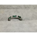 Pretty 18ct Gold Emerald Ring