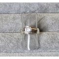 Silver Solitaire Ring