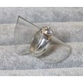 Silver Solitaire Ring