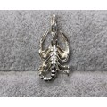 Silver Scorpion Charm