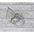Silver Half Eternity Ring