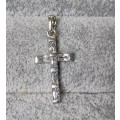 Dainty Silver Cross Pendant